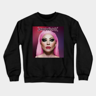 DISCOGRAPHY PINK CHROMATICA Crewneck Sweatshirt